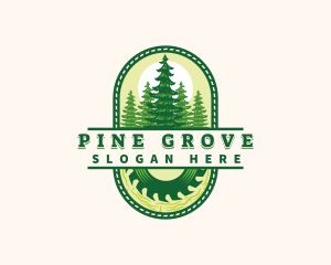 Pine Forest Woodwork logo design