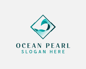 Water Wave Ocean logo design