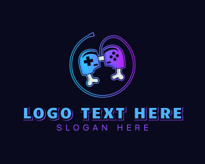 Stream - Gaming Bone Console logo design