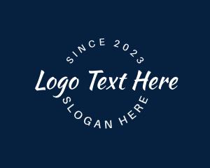 Hobbyist - Generic Signature Business logo design