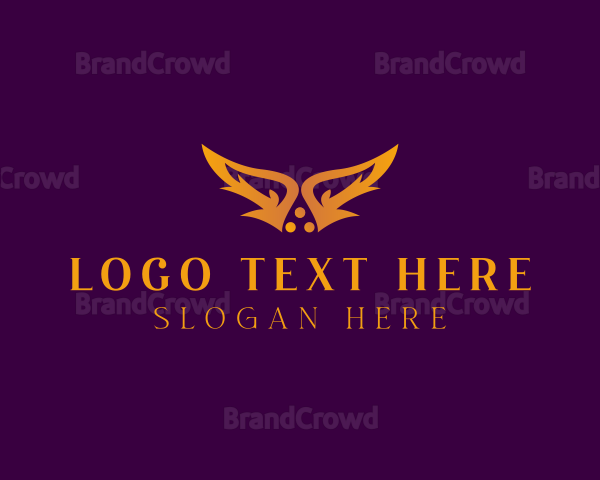 Creative Fantasy Wings Logo