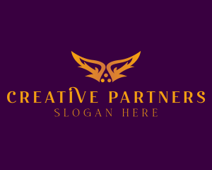 Creative Fantasy Wings  logo design