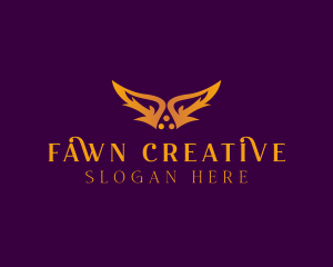 Creative Fantasy Wings  logo design