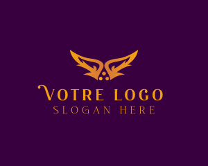 Luxe - Creative Fantasy Wings logo design