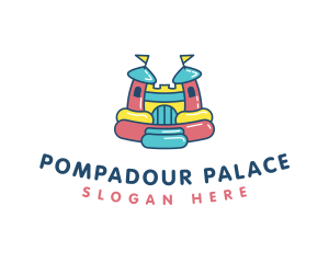 Bounce Palace Playground logo design