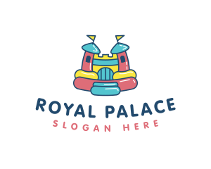 Palace - Bounce Palace Playground logo design