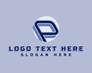 Company - Business Studio Letter P logo design