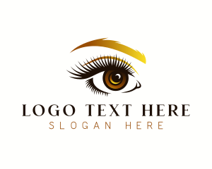 Eyes - Fashion Eyebrow Cosmetic logo design