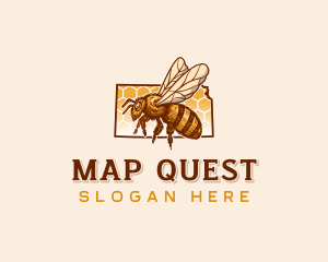 Kansas Honeybee Apiary logo design