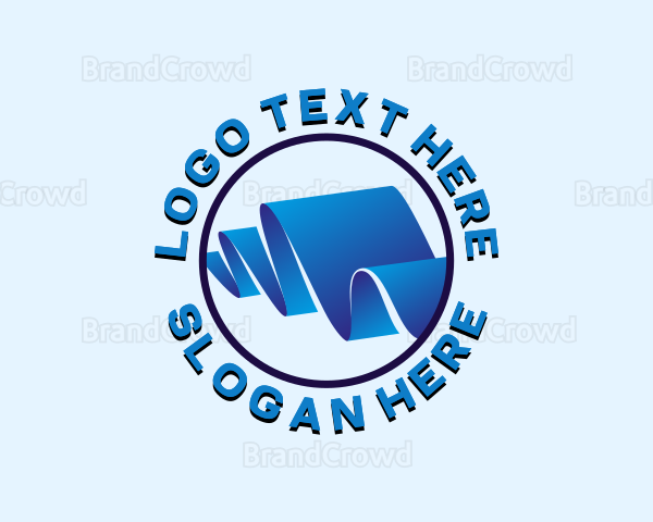 Professional Brand Wave Logo