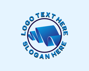 Professional Brand Wave logo design