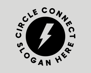 Circle - Fast Lightning Circle logo design