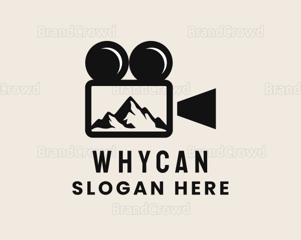 Video Camera Mountain Logo