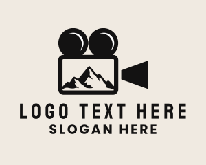 Video Camera Mountain  Logo