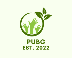 Environmental - Vegan Charity Hands logo design
