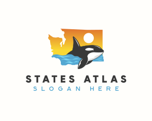 Washington Orca Whale logo design