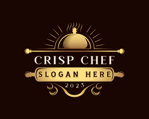 Premium Restaurant Cloche logo design