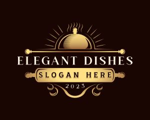 Premium Restaurant Cloche logo design