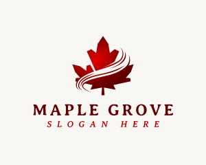 Maple - Maple Leaf Canada logo design