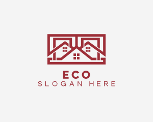 Housing Roof Property Logo
