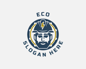 Electrician Engineer Maintenance Logo