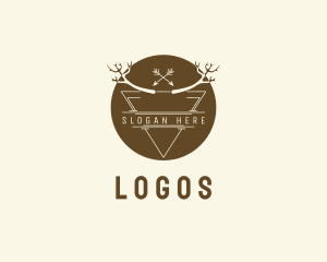 Horns - Wild Hunting Outdoor logo design