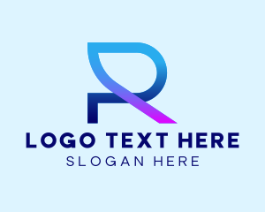 Social Media - Multimedia Technology Letter R logo design