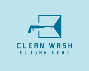 Blue Clean Pressure Washing logo design