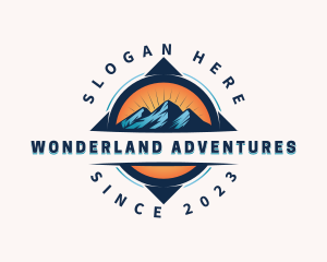 Mountain Nature Travel logo design