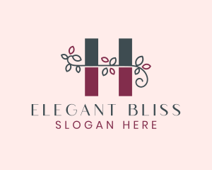 Wedding Planner Letter H  Logo