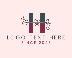 Flower - Wedding Planner Letter H logo design