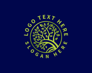 Botany - Nature Tree Landscaping logo design