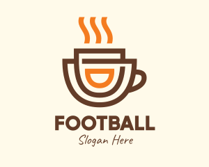 Brewed Coffee Cup Logo