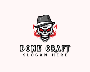 Bones - Skull Hat Streatwear logo design