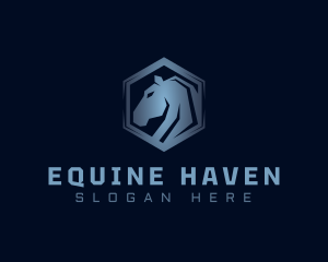 Horse Wildlife Gaming logo design