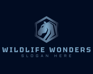 Horse Wildlife Gaming logo design