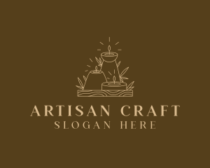 Artisanal Candle Decoration logo design