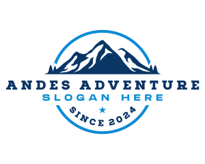 Nature Mountain Adventure logo design