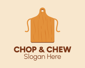 Chopping Board Apron logo design