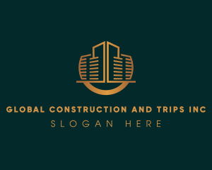 Real Estate Building Construction Logo