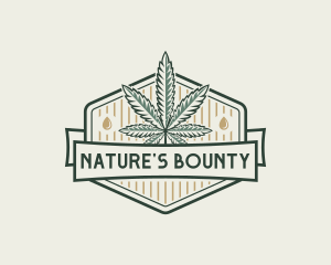 Natural Marijuana Drug logo design