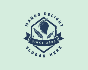 Mango - Mango Leaf Fruit logo design