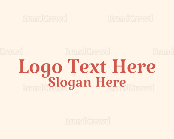 Elegant Boutique Style Logo