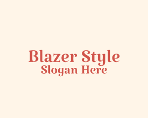 Elegant Boutique Style logo design