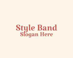 Elegant Boutique Style logo design