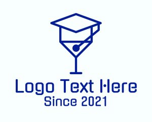 Elearning Center - Online Graduation Tutor logo design