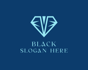 Jewel - Blue Diamond Jewelry logo design