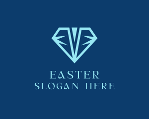 Jewel - Blue Diamond Jewelry logo design