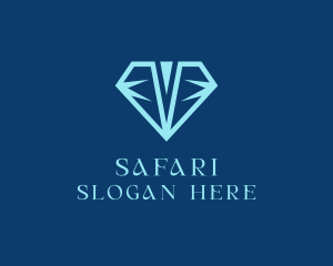 Blue Diamond Jewelry logo design