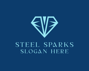 Blue Diamond Jewelry logo design